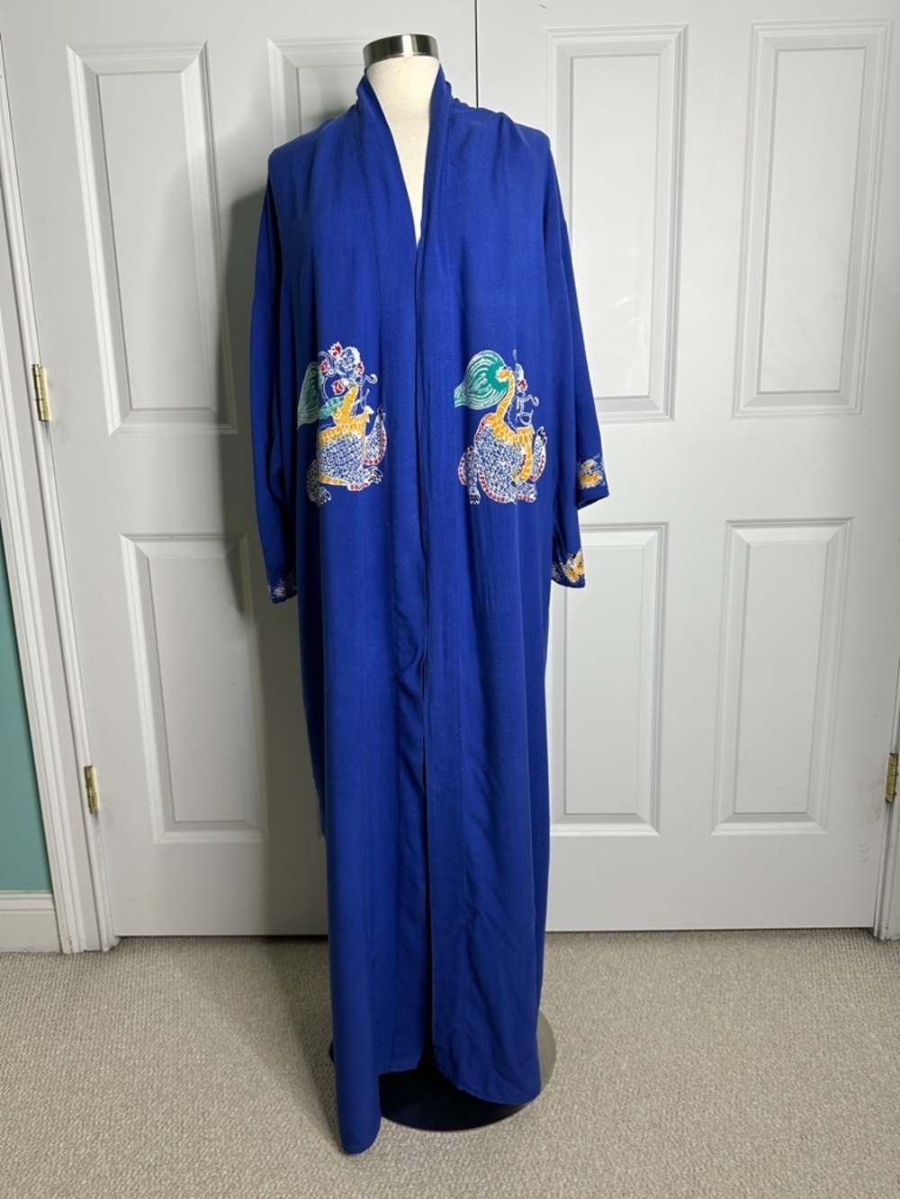 Java Wraps Vintage Dragon Kimono Robe OSFA - Picture 3 of 8